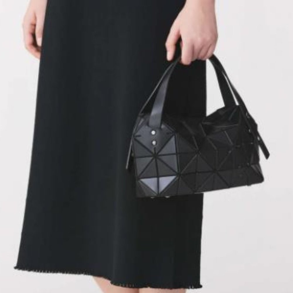 Issey Miyake Bao Bao Boston Tote Bag Matte Black